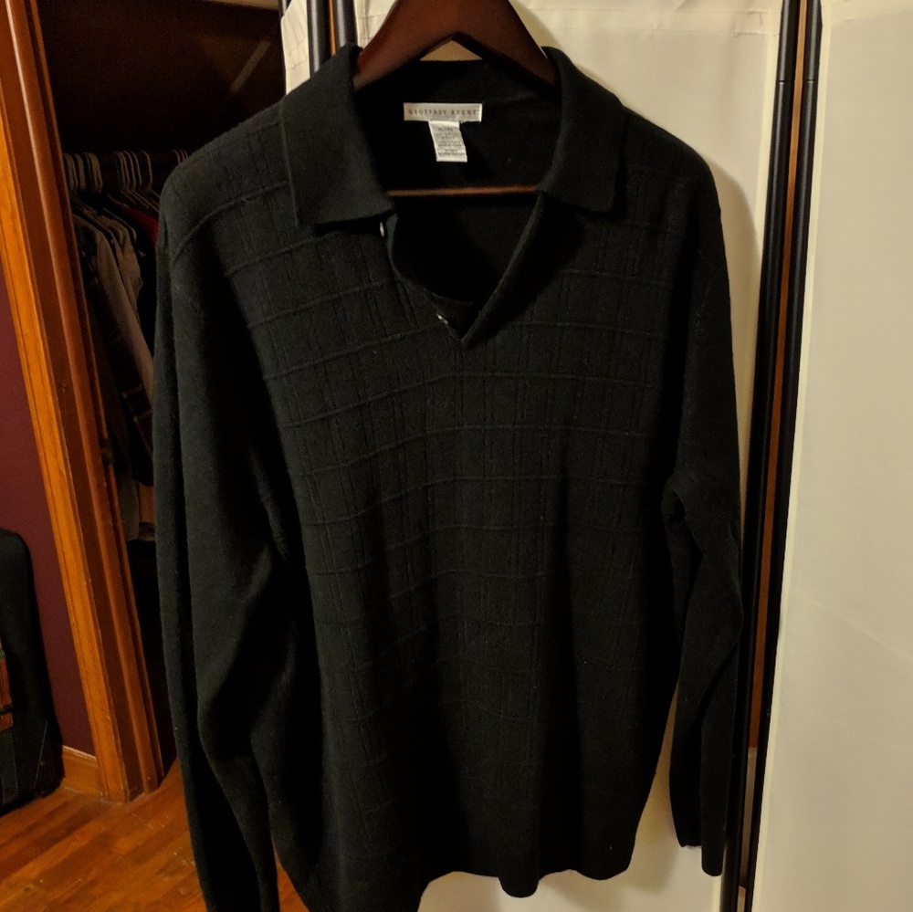 Geoffrey Beene, Black - Pullover sweater, size XL